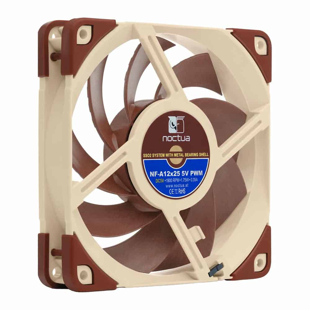 (image for) Noctua NF-A12x25 5V PWM 120mm Beige/Brown Fan